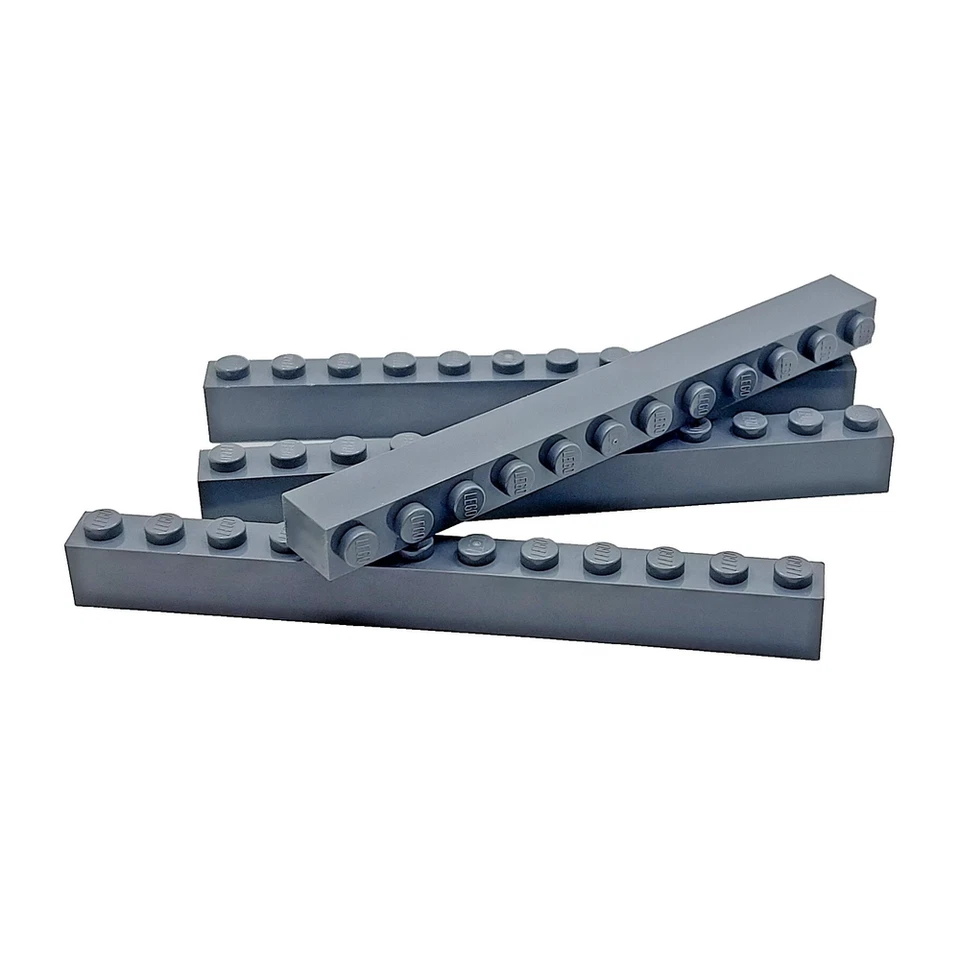 NEW LEGO® Parts 4x 1x12 Brick 6112 Dark Bluish Grey Beam Star Wars Train Creator - Image 1 of 1