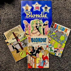 1940 BLONDIE Comics & Rare Whitman Cut-Out Dolls Book Used Good Condition - Picture 1 of 5
