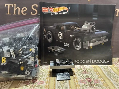 Mega Construx Hot Wheels Rodger Dodger Bloques de Construcción de Coche Diecast Manual de Coche Foto 1 de 4