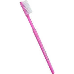 wellsamed Einmalzahnbürsten mit Zahnpasta, rosa-transparent, 100 Stück - Bild 1 von 3