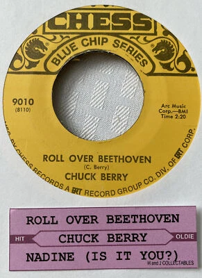 Chuck Berry 45 Roll Over Beethoven / Nadine NEW reissue unplayed - Image 1 of 3