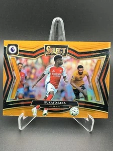2024-25 Panini Select Premier League - Bukayo Saka #201 Orange Prizm /75 Arsenal - Picture 1 of 2