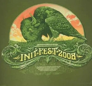 Init Fest - 2008 Aaron Horkey Poster Sioux Falls, SD Nutty's North - Picture 1 of 7