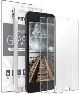 [Paquete de 3] Protector de pantalla de vidrio templado premium para iPhone 5 5S 5SE 6 6S 7 8 Plus X - Imagen 1 de 10