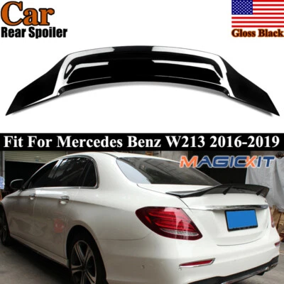 Alerón trasero negro brillante estilo R para Mercedes Benz Clase E W213 2016-2023 Foto 1 de 4