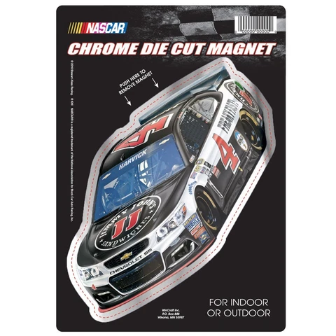 Kevin Harvick Wincraft 2016 #4 Jimmy Johns 6x9 Chrome Car Magnet FREE SHIP! Cover