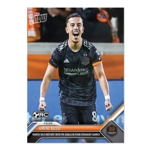 Amine Bassi - 2023 MLS TOPPS NOW Card 67 - RC - Houston Dynamo FC - IN HAND - Picture 1 of 2
