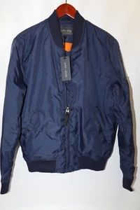 #393 Slate & Stone Blue Bomber Jacket Size L - Picture 1 of 3