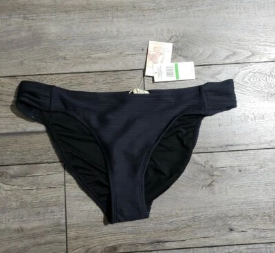 Parte inferior de bikini Jessica Simpson estándar fruncida lateral para mujer talla L cintura 34" Foto 1 de 4
