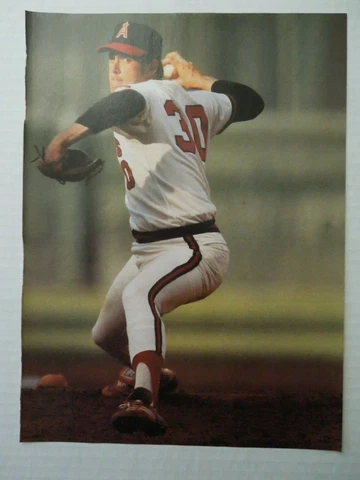NOLAN RYAN Famous MLB Baseball Player 8"x11" Magazine Picture Poster Cover