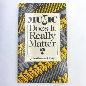 Music Does It Really Matter Nathanael Pugh Paperback Word Aflame Press 1984 BK8 - Picture 1 of 4