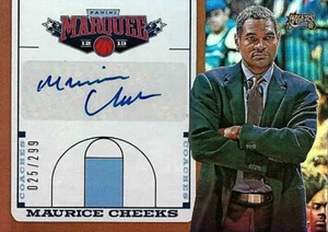 MAURICE CHEEKS 2012-13 Panini Marquee Autograph Auto /299 HOF Philadelphia 76ers - Picture 1 of 2