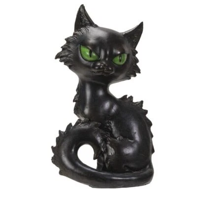 Figura decorativa PT Pacific Trading gato negro sentado Foto 1 de 2