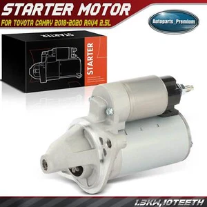Starter Motor for Toyota Camry 2018-2020 RAV4 2.5L 1.3kW 12 V CW 10-Tooth Pinion - Picture 1 of 8