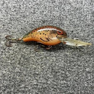 Rebel Deep Wee R Vintage Crankbait Lure 3/8oz - Naturalized Brown Trout D9370 - Picture 1 of 7