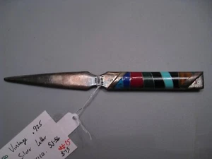 Taxco Vintage .925 Sterlingsilber Brieföffner Mexico SJ-56 44.7g. #15 - Bild 1 von 4