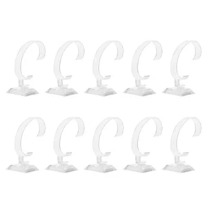 10Pcs Clear Watch Storage Holders Jewelry Stands Nightstand Watch Display Stands - Picture 1 of 12