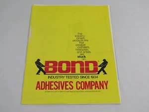 Vintage Bond Adhesives Company Broschüre - Bild 1 von 3