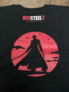 Camicia promozionale gioco Nintendo Wii RED STEEL 2 2010 rara adulto X-Large NUOVA - Foto 1 di 2