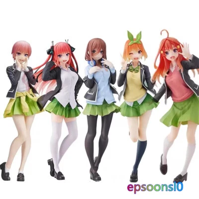 The Quintessential Quintuplets PVC Figures Desk Decor 20cm Anime Model Toy Gifts - Image 1 of 4