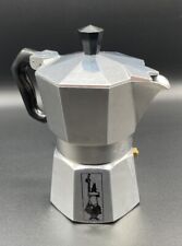 Bialetti Moka Express 1 Cup / 2Oz. 60ml Espresso Maker - Silver Vintage, Nice!