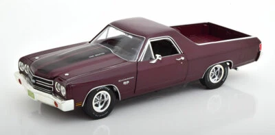 Chevrolet El Camino 1970 Dark Red Metal Ertl AMM1161-06 1/18 Limited 1002 Piece - Image 1 of 4