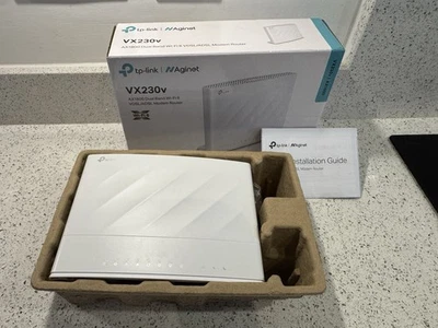 TP-LINK VX230V AX1800 Dual Band Wi-Fi 6 VDSL/ADSL Modem Router - Image 1 of 4