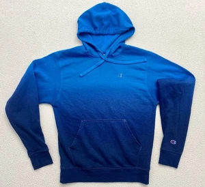 champion felpa con cappuccio uomo piccolo blu pullover allenamento - Foto 1 di 8