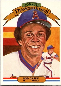 Rod Carew 1982 Donruss #8 California Angels - Bild 1 von 2