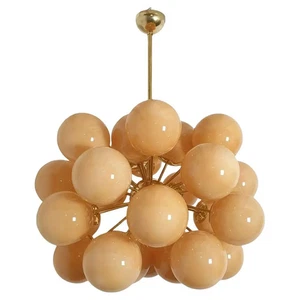 Modern Bubble Globe Chandelier Statement Ceiling Light Fixture Sculptural Lamp - Picture 1 of 6