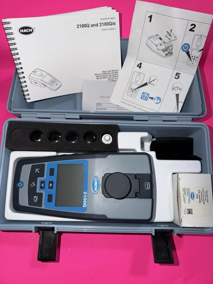 HACH 2100Q 便携式涡轮计套件 全新 开箱 — 第 1/4 张图片