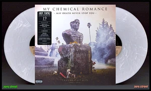 MY CHEMICAL ROMANCE May Death Never Stop You 2LP CLEAR/WHITE VINYL New SEALED - Picture 1 of 4