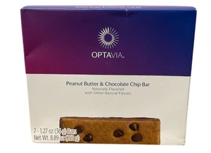 Optavia Peanut Butter & Chocolate Chip Bar 7 Packs - New - Exp 07/26 - Picture 1 of 1