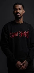 Eminem Slim Shady Crewneck New SOLD OUT black S/M genuine - Picture 1 of 4