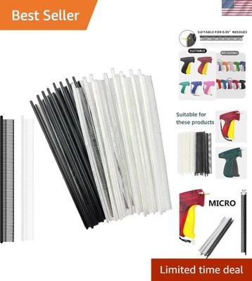 Kit de sujetadores extra finos de 0,18 pulgadas - 1000 negros y 1000 blancos - esenciales artesanales Foto 1 de 4