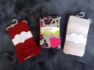 (3) Pair Toddler Girls Size 12-24 Months Tights  Children's Place Jumping Beans - Picture 1 of 5