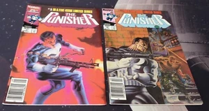 Punisher (1986 series) #2, #5 X2 Comic Lot Marvel Comics Rare Mini Series - Picture 1 of 6