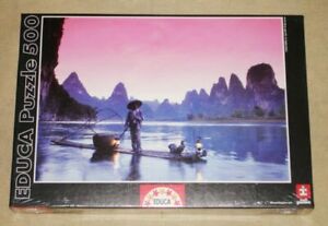 Educa 500 pieces jigsaw puzzle Fishing on the Li River China 14114 new sealed