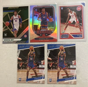 2020-21 Chronicles Saddiq Bey R /C (5 Card Lot) See Description - Picture 1 of 2