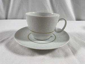 Set of 2 Thomas Germany Rosenthal Ermine Coffee Cup & Saucer #65 - Picture 1 of 6