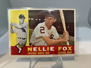 1960 Topps Nellie Fox #100 - Chicago White Sox - EX-NM - Picture 1 of 2