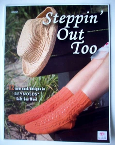 Steppin' Out Too socks knitting pattern 12 designs - Picture 1 of 5