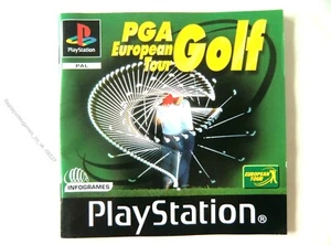 58527 Folleto de instrucciones - PGA European Tour Golf - Sony PS1 Playstation 1 (200 - Imagen 1 de 1