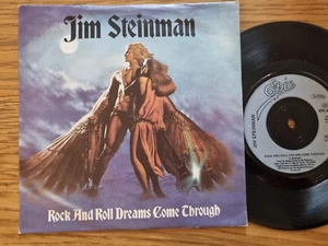JIM STEINMAN - ROCK AND ROLL DREAMS COME THROUGH - 7" Epic Records - Picture 1 of 3