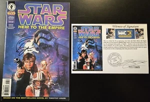 Star Wars: Heir to the Empire (1995) #6 SIGNED by Timothy Zahn w/ Notarized WOS - Picture 1 of 7