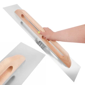 Glättekelle Edelputzkelle Glatt Kelle Edelstahl Traufel Holz Reibebrett Spachtel - Bild 1 von 12