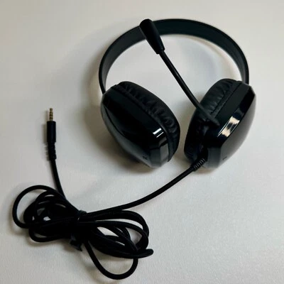 Cyber Acoustics AC-6008 Stereo Headset with Single Plug and Noise Cancelling Mic - Image 1 of 4