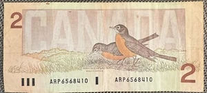 CANADA  BILLET DE 2 DOLLARS.  OTTAWA 1986 (BILL  197) - Imagen 1 de 2
