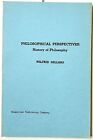 Wilfrid Sellars / Philosophical Perspectives History of Philosophy 1967