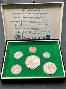 1967 Canada 6 Coin Mint Set in BMO Display Box - Picture 1 of 4